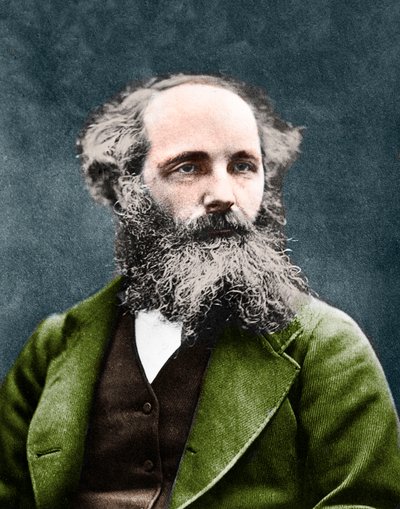 Portret van James Clerk Maxwell (1831-1879), Schotse natuurkundige door English Photographer